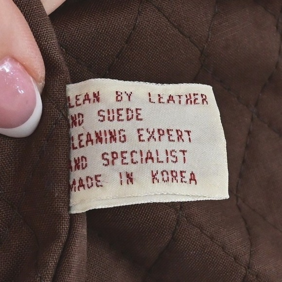 VTG 80s Banana Republic Leather Photojournalist Vest Mill Valley Gorpcore Lined - Picture 14 of 16